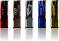 Crocs Metal Pocket Lighter, Wind Resistant Torch Lighter Windproof Candle Lighter, Butane Refillable Lighters for Candle, Sleek Metal Finish Cool Lighters - 5 Pack