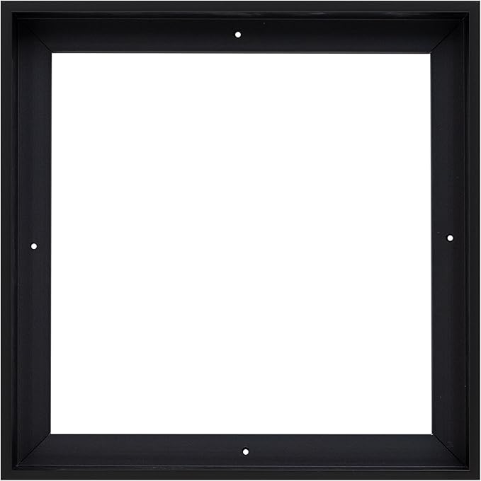Pixy Canvas Floater Frame 47x47 for 1-1/2 (1.5) inch Deep Canvas Paintings/Canvas Prints/Wood Canvas Panels/Wall Art/Wall Decor/Home Decor/Artwork (Black, 47 x 47 inch, Square)