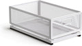Pull Out Cabinet Organizer, Slide Out Drawers Fixed with Adhesive Nano Film, Pantry Shelves Sliding Drawer Storage Organization for Kitchen/Bathroom/Bedroom (15.7*9.4*6.1inch/40*24*15.5cm)