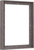 Pixy Canvas Floater Frame 6x8 for 1-1/2 (1.5) inch Deep Canvas Paintings/Canvas Prints/Wood Canvas Panels/Wall Art/Wall Decor/Home Decor/Artwork (Rustic Gray, 6 x 8 inch, Portrait)