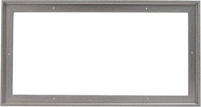 Pixy Canvas Floater Frame 12x48 for 3/4 (0.75) inch Deep Canvas Paintings/Canvas Prints/Wood Canvas Panels/Wall Art/Wall Decor/Home Decor/Artwork (Antique Silver, 12 x 48 inch, Landscape)