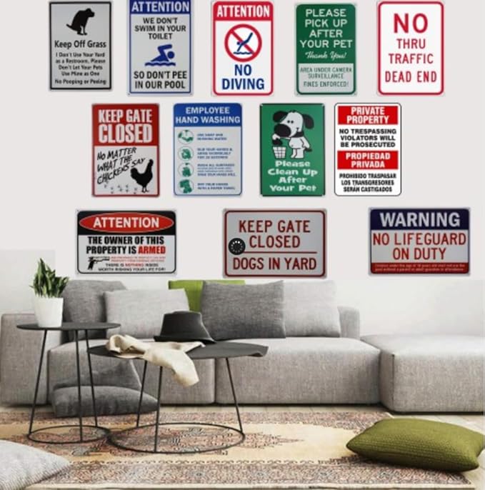 Vehicle Storage Charge Sign 12X8 Inch Aluminum Uv Ink Printed For House And Business