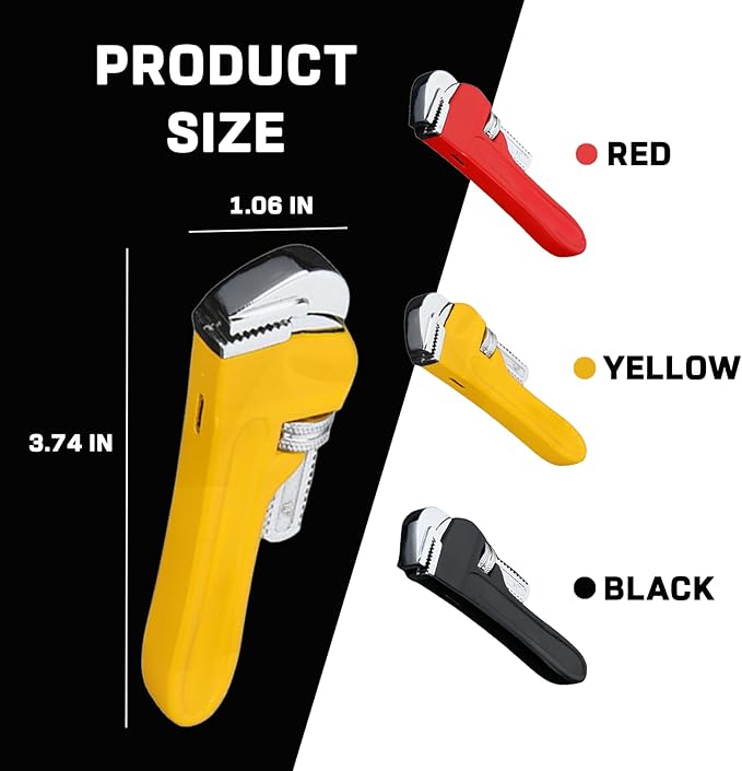 Creative Novelty Tool Shape Torch Lighter，Windproof Design Adjustable Refill Butane Lighter for Camping Grill Candles Birthday(Without Butane Gas) (10#)