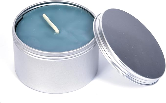 BeeTheLight Beeswax Jar Candle with Lid - Christmas Tree Themed Aromatherapy Candle - 25 Hours Burn Time - All Natural 100% Pure Beeswax Candle - Handmade Decorative Jar Candle