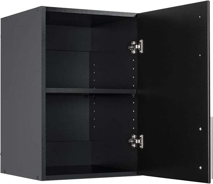 Prepac Elite 16" Stackable Wall Cabinet in Black