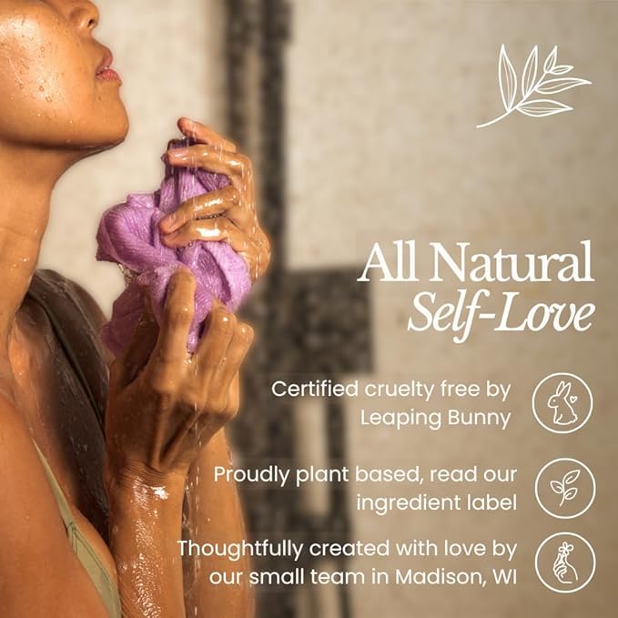 Bare Botanics Lavender Fields 9oz Soy Candle - 100% Plant-Based Fragrance Oils - Premium, Non-Toxic Candle - Softly Scented Natural Soy Wax - Handpoured in WI - 40 Hrs Long Burning & Ready to Gift