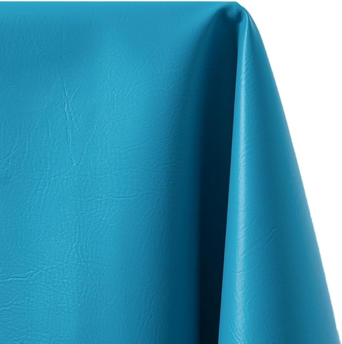 Ottertex Vinyl Fabric Faux Leather Pleather Upholstery 54" Wide by The Yard (10 Yard, Turquoise)