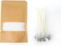 PHYMAT 3.5oz Candle Sand Wax, Pearled Candles with 50pcs Wicks, Refillable Sand Candle Wax Kit for DIY Handmade Candles Making, Wedding, Party Decor