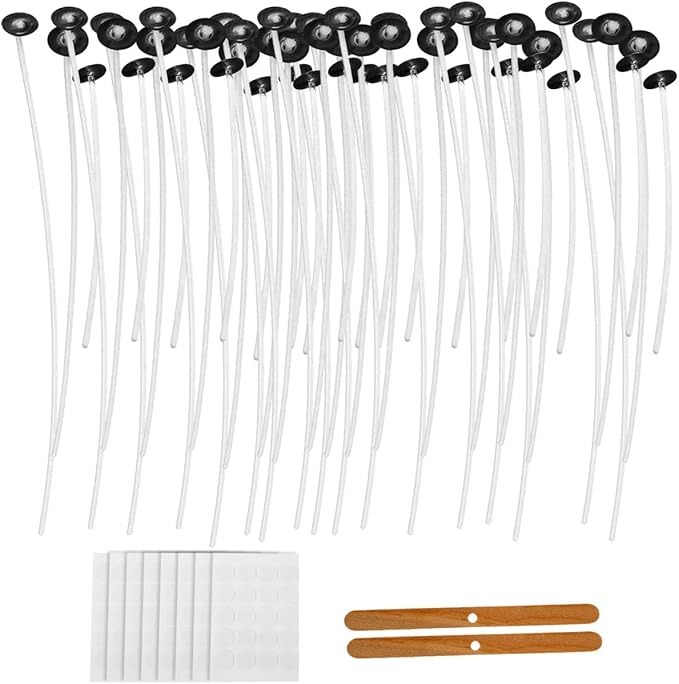 Anneome 1set DIY Candle Making Kit Candle Wick Trimmer Stickers Tools for Birthdays Parties and DIY Enthusiasts
