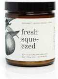 Broken Top Fresh Squeezed Pure Soy Candle | 9 oz. | Bergamot, Blood Orange & Cedar 50-Hour Burn Time. Natural Cotton Wick, Vegan, No Parabens, No Phthalates