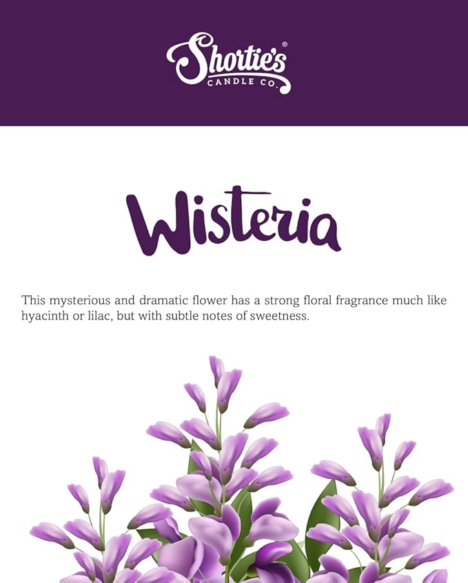 Pure Wisteria Wax Melts Multi Pack - Formula 117 - 2 Highly Scented 3 Oz. Bars (6 Oz. Total) - Made With Essential & Natural Oils - Flower & Floral Air Freshener Cubes Collection
