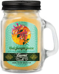 Beamer Candle Co. - Cali Jungle Juice Candle – Sweet Honeysuckle Scent – Notes of Bergamot, Jasmine, Lily - Odor Eliminating - High Fragrance - Small 4oz Mason Jar - 22 Hour Burn Time