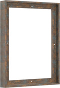 Pixy Canvas Floater Frame 8x24 for 1-1/2 (1.5) inch Deep Canvas Paintings/Canvas Prints/Wood Canvas Panels/Wall Art/Wall Decor/Home Decor/Artwork (Rusty Blue, 8 x 24 inch, Portrait)