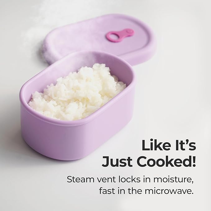 Premium Korean-Made Silicone Airtight Food Container with Steam Vent – BPA Free, Leakproof, Microwave & Freezer Safe Meal Prep. & Leftovers Storage (Green Apple, 22 floz)
