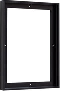 Pixy Canvas Floater Frame 20x36 for 3/4 (0.75) inch Deep Canvas Paintings/Canvas Prints/Wood Canvas Panels/Wall Art/Wall Decor/Home Decor/Artwork (Black Stripe, 20 x 36 inch, Portrait)