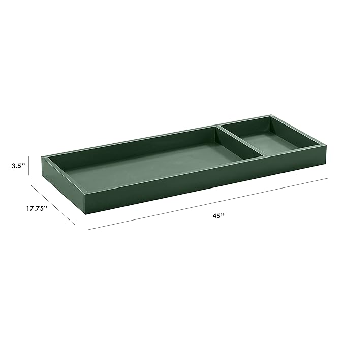 Davinci Universal Wide Removable Changing Tray (M0619) in Forest Green
