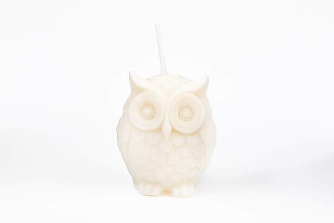 Bombini's Own Beeswax Miniature Candles, Assorted (Vanila, Owl)