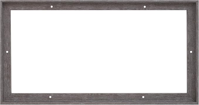 Pixy Canvas 20x40 inch Floater Frame for Canvas Paintings. 12 Colors. Floating Frame fits 5/8", 3/4" & max 7/8" Deep Stretched Canvas & Wood Panels (Rustic Gray, 20 x 40 inch)