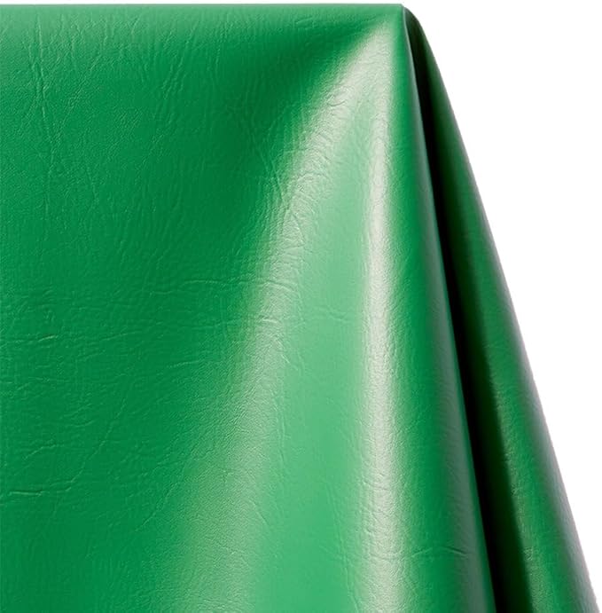 Ottertex Marine Vinyl Fabric Polyester Backing Waterproof Abrasion UV Resistant Heavy Duty Outdoor Marine PVC for Sewing & Upholstery - Kelly Green (5 Yards)