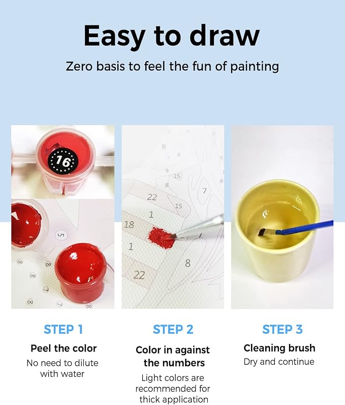 Savannan Paint by Numbers for Adults Without Frame, Christmas Snowman Hat Scarf Candle Tree Leaf Flower Winter DIY Acrylic Painting by Numbers Kits on Canvas for Beginner, 12"x16"