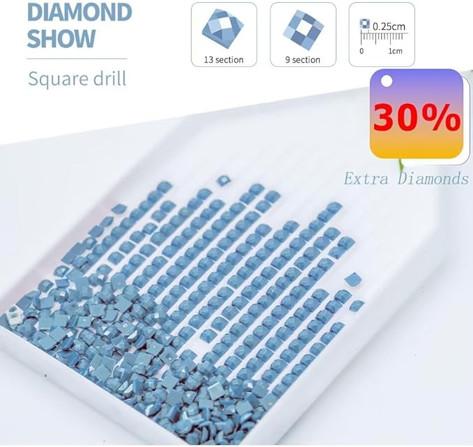 Diamond Art Kits for Adults Beginners Candle 5D Diamond Painting Kits Winter DIY Rhinestone Embroidery Large Wall Art and Crafts,Paint by Numbers kit for Adults for Home Decor 24x39in 5 Pack 0b-823
