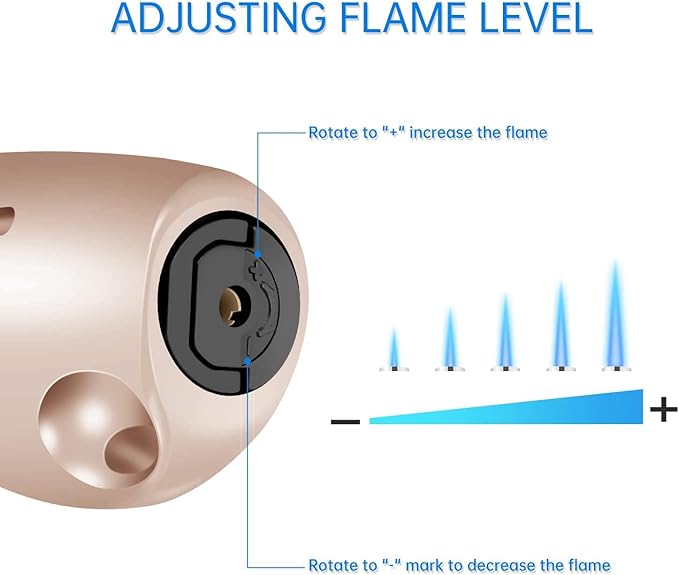 Butane Lighter Long Lighter with Visual Window for BBQ Candle,Pink(No Butane Inside)