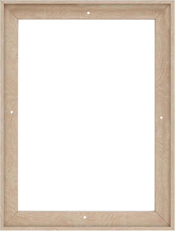 Pixy Canvas Floater Frame 6x18 for 1-1/2 (1.5) inch Deep Canvas Paintings/Canvas Prints/Wood Canvas Panels/Wall Art/Wall Decor/Home Decor/Artwork (Nordic White Oak, 6 x 18 inch, Portrait)