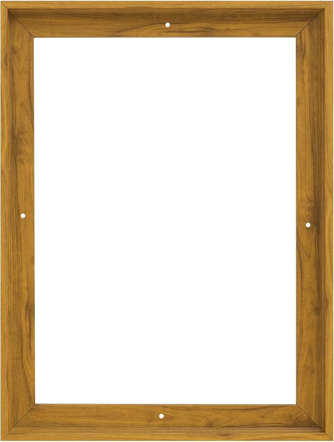 Pixy Canvas 20x30 inch Floater Frame for Canvas Paintings, Wood Panels, Canvas Panels & Stretched Canvas Boards. Floating Frame fits 5/8", 3/4" & max 7/8" Deep Artwork (Color Natural Oak 20 x 30 inch)