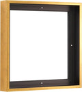 Pixy Canvas Floater Frame 29x29 for 1.5 inch Deep Canvas Paintings/Canvas Prints/Wood Canvas Panels/Wall Art/Wall Decor/Home Decor/Artwork (Rustic Gold, 29 x 29 inch, Square)