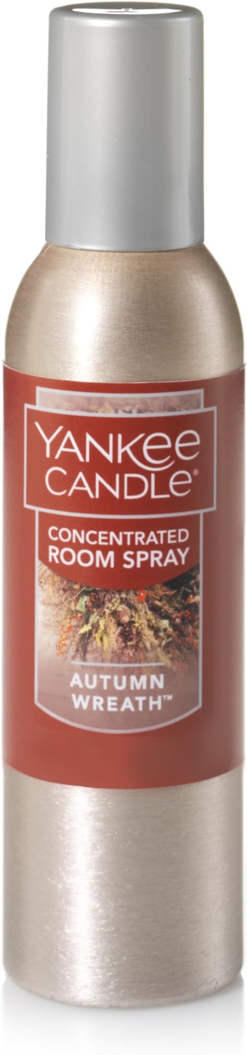 Yankee Candle Concentrated Air Freshener Room Spray, Odor Eliminator for Home, Bathroom, Autumn Wreath, 1.5 Oz (Pack of 6)