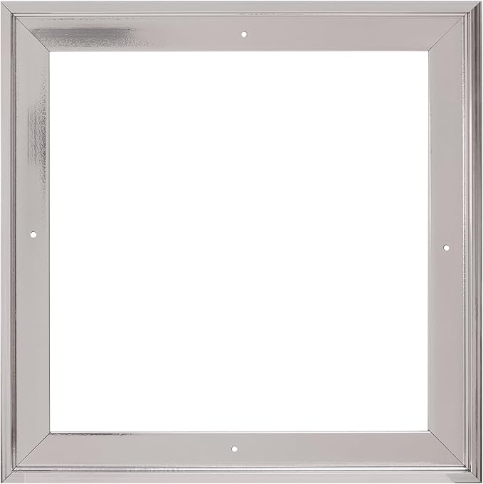 Pixy Canvas Floater Frame 26x26 for 3/4 (0.75) inch Deep Canvas Paintings/Canvas Prints/Wood Canvas Panels/Wall Art/Wall Decor/Home Decor/Artwork (Chrome, 26 x 26 inch, Square)