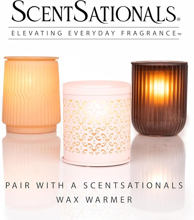 Scentsationals Wax Melts Strong Scent - Pumpkin Apple Muffins - Long Lasting Scented Melts for Warmers, 10oz (24-Cubes)