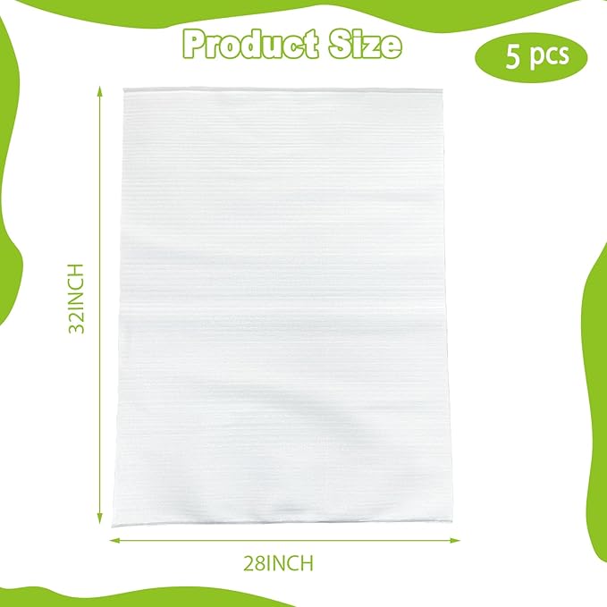 5 Pack 28x32in Cushion Foam Pouches Moving Packaging Supplies Shockproof