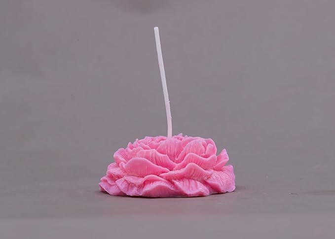 DIY Scented Peony Flower Candle (Yellow)