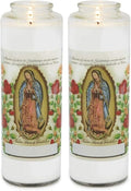 Root Candles Prayer Candles Clear Glass Devotional 7-Day Prayer Candle, 1-Count, Day of The Dead (Spanish) (Pack of 2)