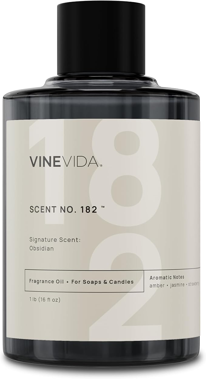 VINEVIDA [16 oz] Obsidian; Fragrance Oil for Candle Making and Soap Making - Premium Candle Scents for Soy Candles