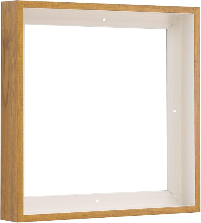 Pixy Canvas Floater Frame 7x7 for 1-1/2 (1.5) inch Deep Canvas Paintings/Canvas Prints/Wood Canvas Panels/Wall Art/Wall Decor/Home Decor/Artwork (Natural Oak, 7 x 7 inch, Square)