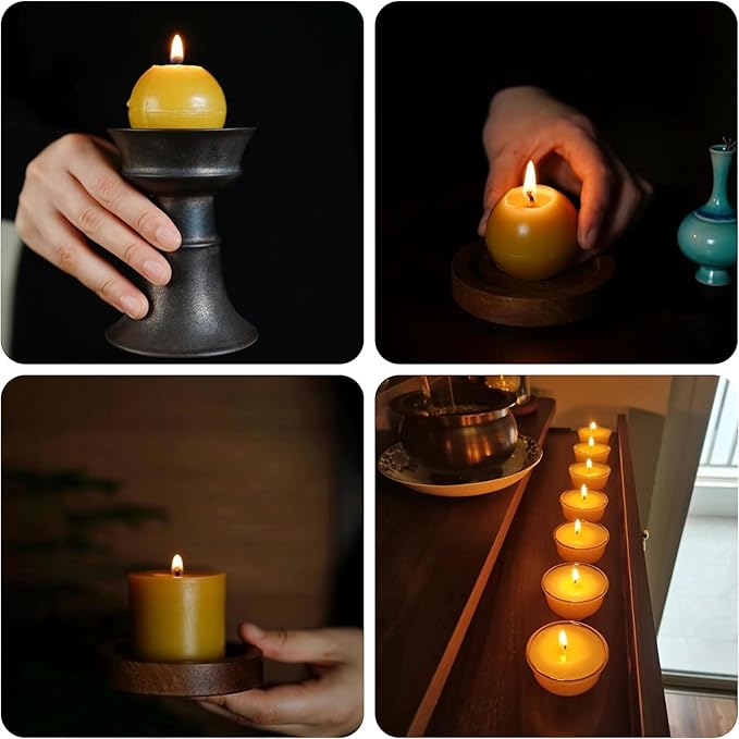 50 PCS 8 inch Hemp Candle Wicks kit, 2.5mm Beeswax Candle Wicks for DIY Bulk Natural Candle Wicks for Beeswax Candle Making Hemp Candle Wick for Butter Candle