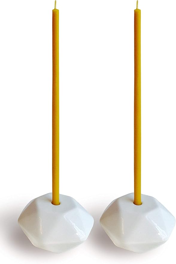 500 Votprof 100% Pure Beeswax Taper Candles ( 6 1/4") Natural Honey Scent