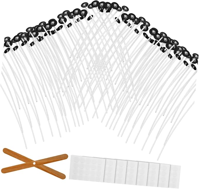 TEHAUX 1set Candle Making Kit Candle Wicks Stickers Holders Complete for Birthdays Parties