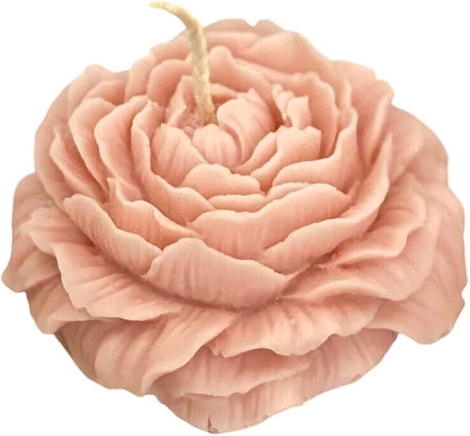 DIY Scented Peony Flower Candle (Yellow)