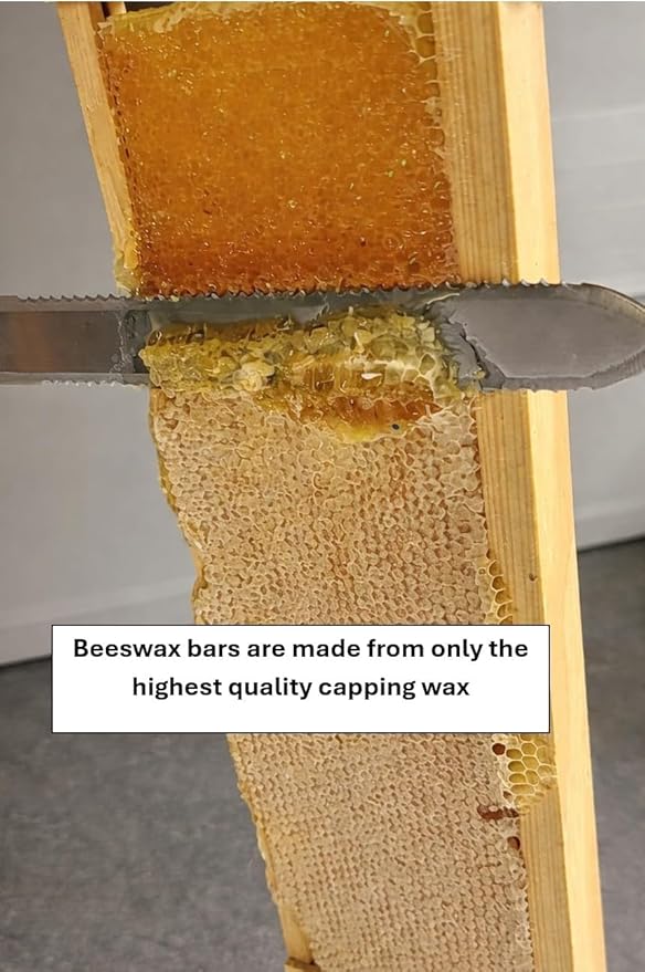 One Pound - Swampland Bees & Co., Florida. 100% Naturally Premium Yellow/Golden Beeswax. Ideal for Candles, Cosmetics, waxing bee Frames, etc. Triple Filtered & Hand Poured into ONE - 1lb Bar