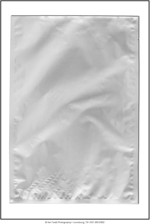 7.5 Mil Mylar Bags/Pouches - Multiple Sizes Genuine Aluminum Foil-Lined Bag for Long Term Food, Grain, Baking, Storage Container (50) (10"x14")