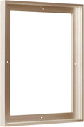 Pixy Canvas Floater Frame 12x18 for 3/4 (0.75) inch Deep Canvas Paintings/Canvas Prints/Wood Canvas Panels/Wall Art/Wall Decor/Home Decor/Artwork (Champagne, 12 x 18 inch, Portrait)