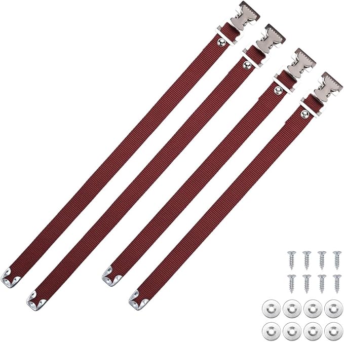 Yescom 4 pcs Drywall Stilt Straps Adjustable Foot Band Strap Replacement Kit Part Repair Accessories