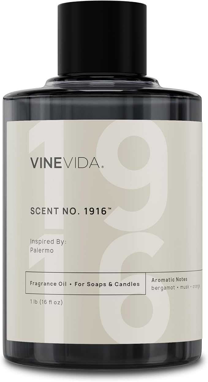 VINEVIDA [16 Oz] Inspired by: Palermo; Fragrance Oil for Candle Making and Soap Making - Premium Candle Scents for Soy Candles