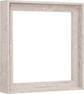 Pixy Canvas Floater Frame 15x15 for 1-1/2 (1.5) inch Deep Canvas Paintings/Canvas Prints/Wood Canvas Panels/Wall Art/Wall Decor/Home Decor/Artwork (Distressed White, 15 x 15 inch, Square)
