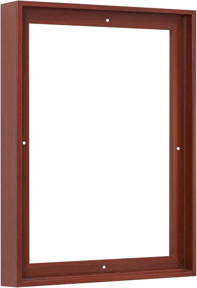 Pixy Canvas Floater Frame 30x40 for 1.5 inch Deep Canvas Paintings/Canvas Prints/Wood Canvas Panels/Wall Art/Wall Decor/Home Decor/Artwork (Red Cherry, 30 x 40 inch, Portrait)