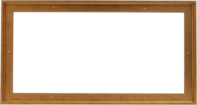 Pixy Canvas Floater Frame 10x18 for 3/4 (0.75) inch Deep Canvas Paintings/Canvas Prints/Wood Canvas Panels/Wall Art/Wall Decor/Home Decor/Artwork (Rustic Gold, 10 x 18 inch, Landscape)