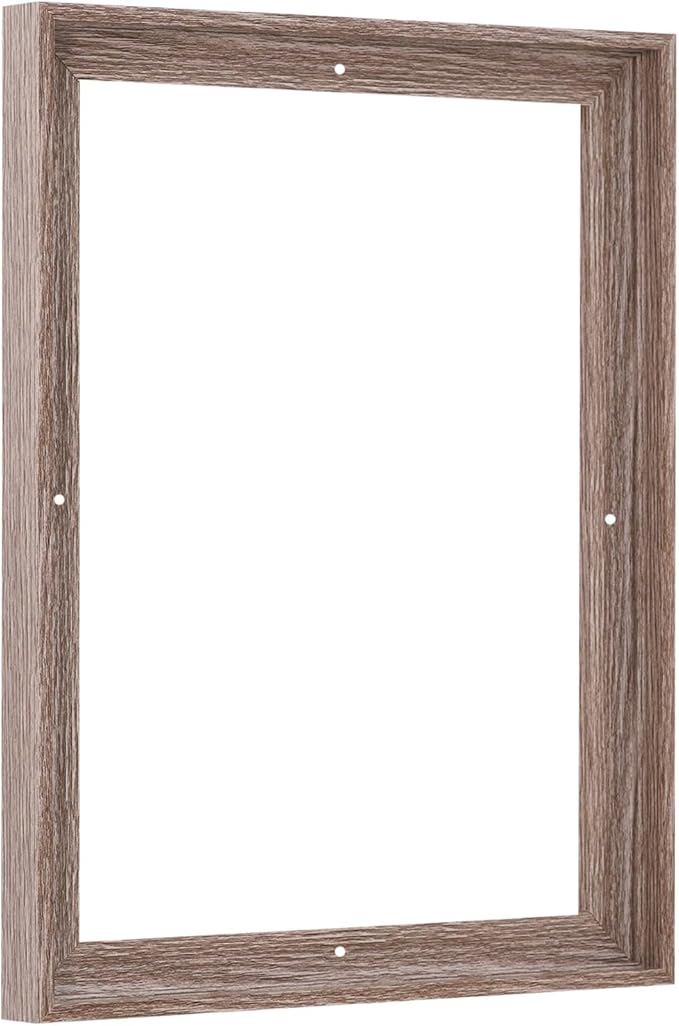 Pixy Canvas Floater Frame 14x28 for 3/4 (0.75) inch Deep Canvas Paintings/Canvas Prints/Wood Canvas Panels/Wall Art/Wall Decor/Home Decor/Artwork (Gray Oak, 14 x 28 inch, Portrait)